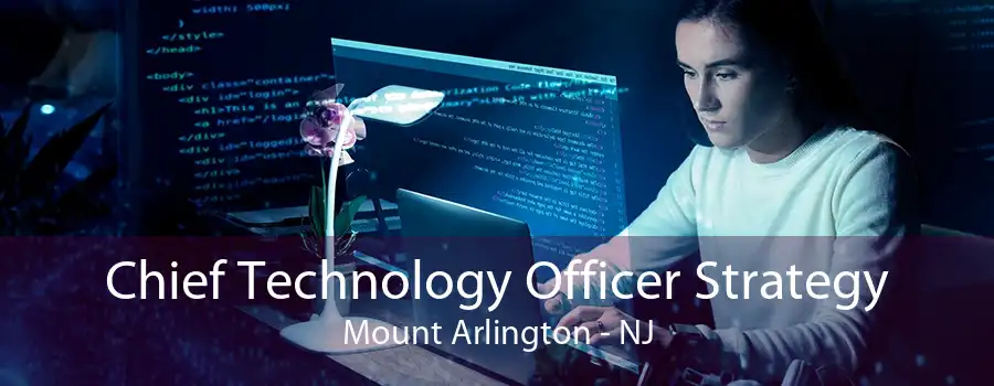 Chief Technology Officer Strategy Mount Arlington - NJ