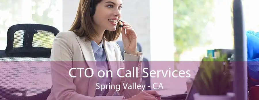 CTO on Call Services Spring Valley - CA