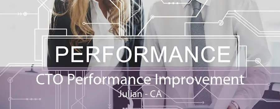 CTO Performance Improvement Julian - CA