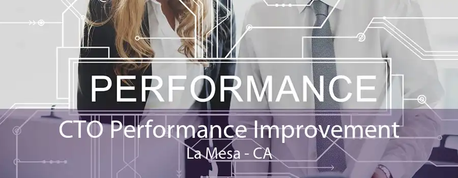 CTO Performance Improvement La Mesa - CA