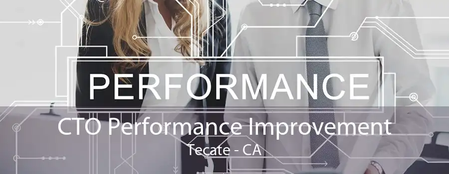 CTO Performance Improvement Tecate - CA