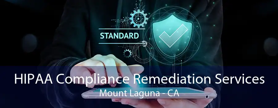 HIPAA Compliance Remediation Services Mount Laguna - CA