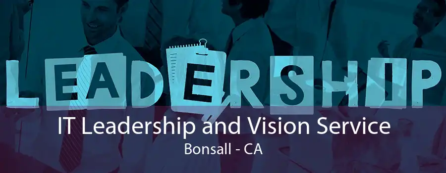 IT Leadership and Vision Service Bonsall - CA