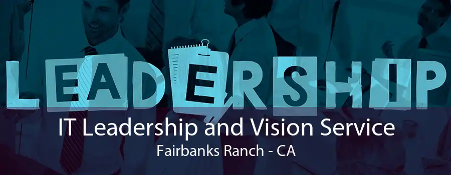 IT Leadership and Vision Service Fairbanks Ranch - CA