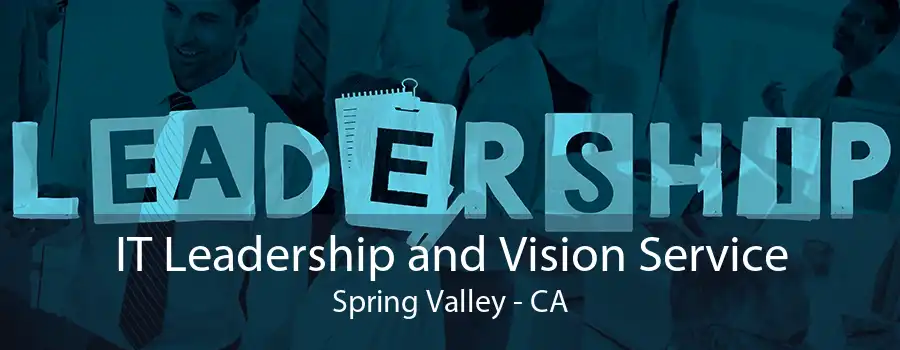 IT Leadership and Vision Service Spring Valley - CA