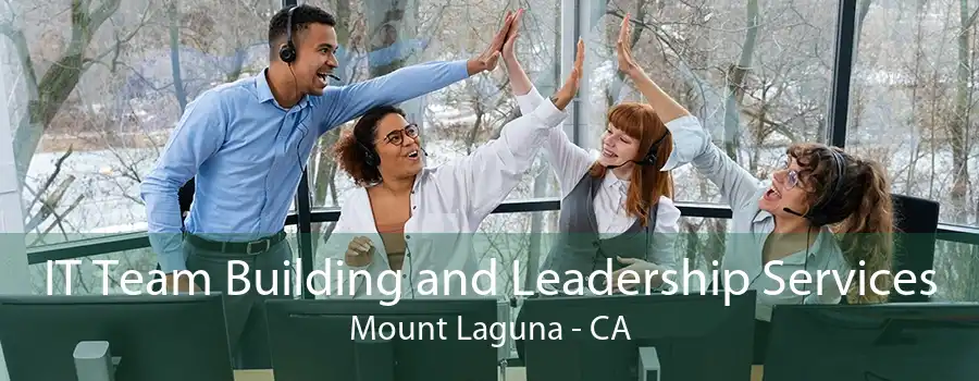 IT Team Building and Leadership Services Mount Laguna - CA