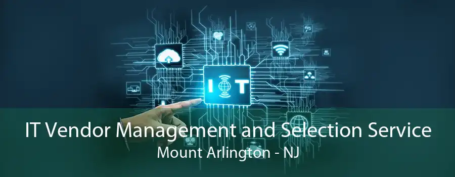 IT Vendor Management and Selection Service Mount Arlington - NJ