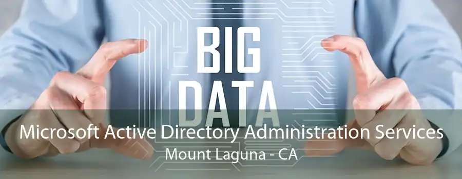 Microsoft Active Directory Administration Services Mount Laguna - CA