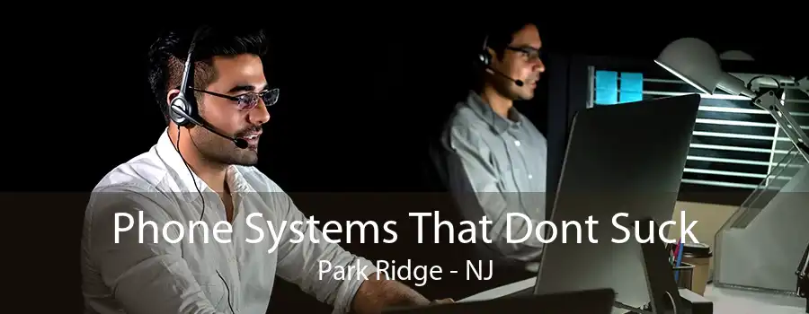 Phone Systems That Dont Suck Park Ridge - NJ