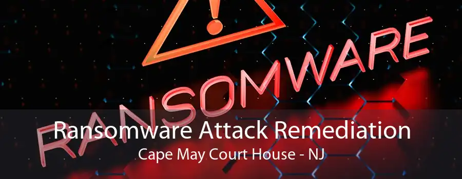 Ransomware Attack Remediation Cape May Court House - NJ