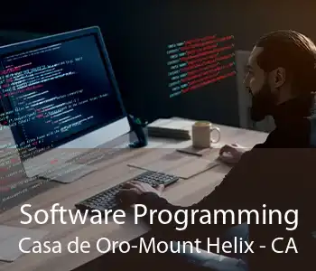 Software Programming Casa de Oro-Mount Helix - CA