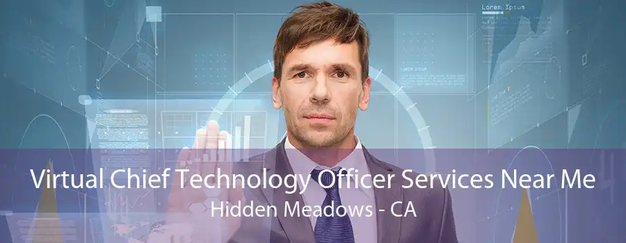 Virtual Chief Technology Officer Services Near Me Hidden Meadows - CA