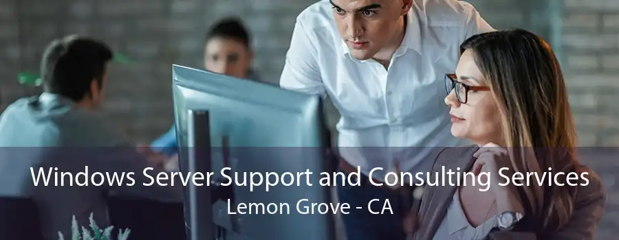 Windows Server Support and Consulting Services Lemon Grove - CA